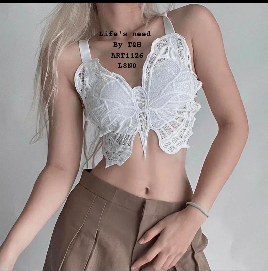 fancy Butterfly Padded Bra