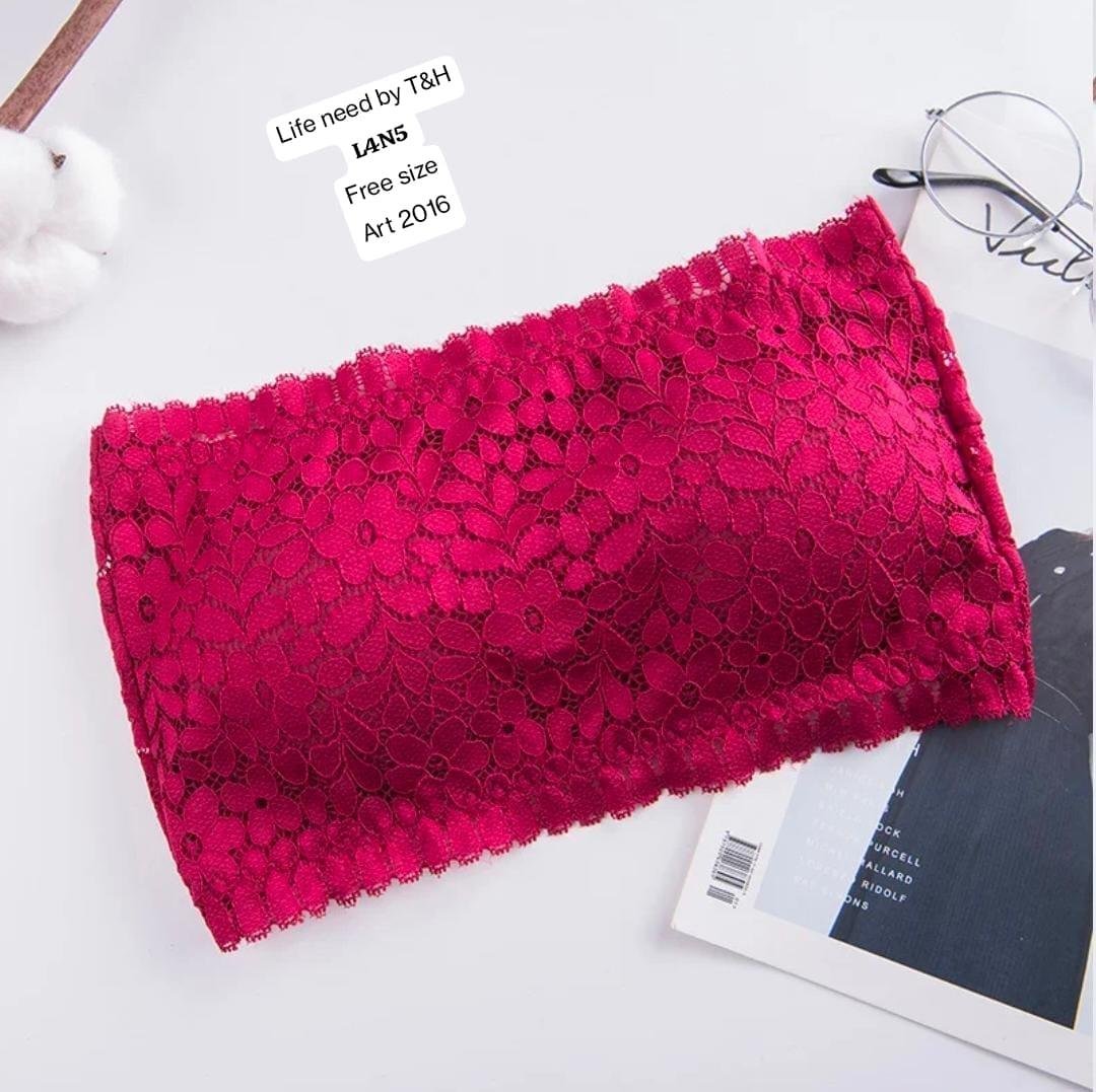 Net Tube Strapless Bra