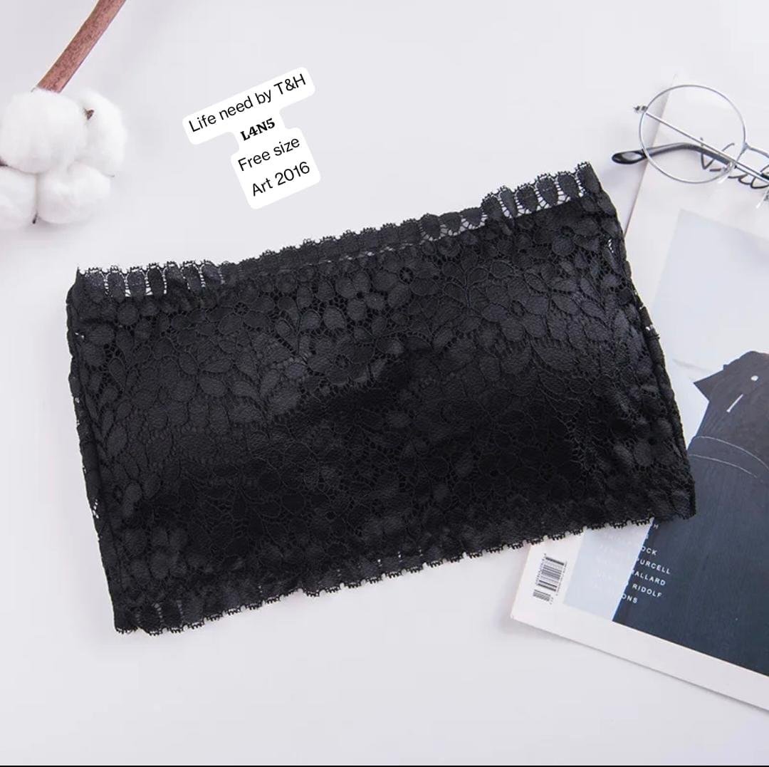 Net Tube Strapless Bra