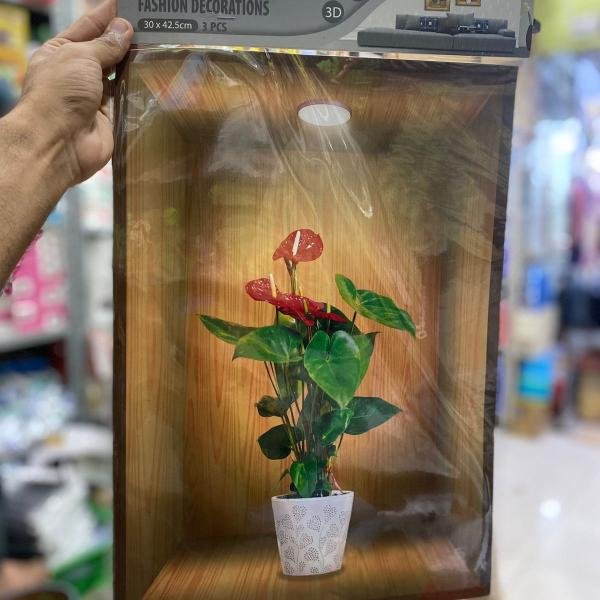 3d Flower wall paper sticker