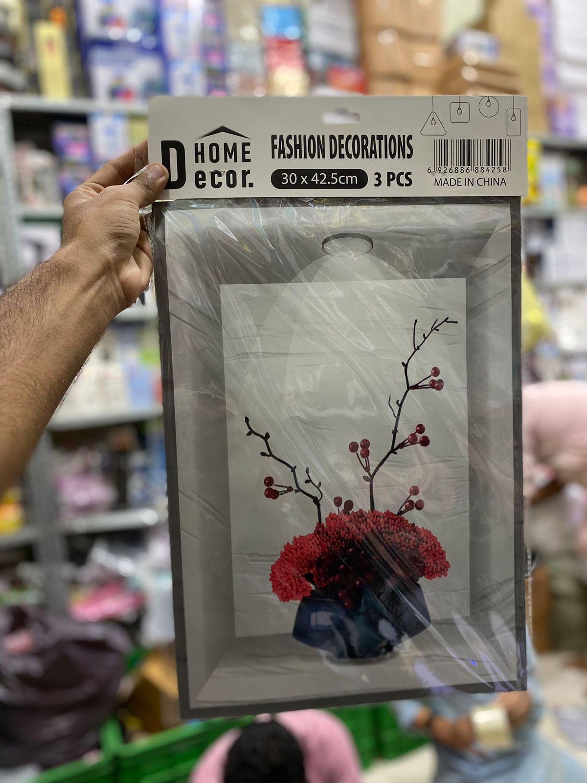 3d Flower wall paper sticker