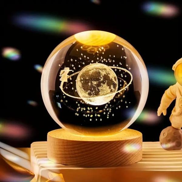 3D Crystal Galaxy Ball Lamp