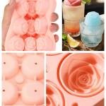 3D Rose Silicone Ice Mould