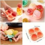 3D Rose Silicone Ice Mould