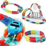 46 Pcs Flexible Changeable Magic Race Car