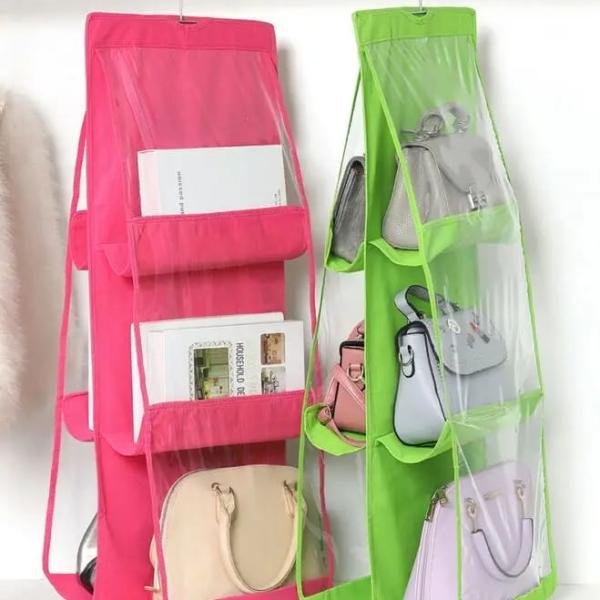 6 Pocket Double Sided Hand Bag