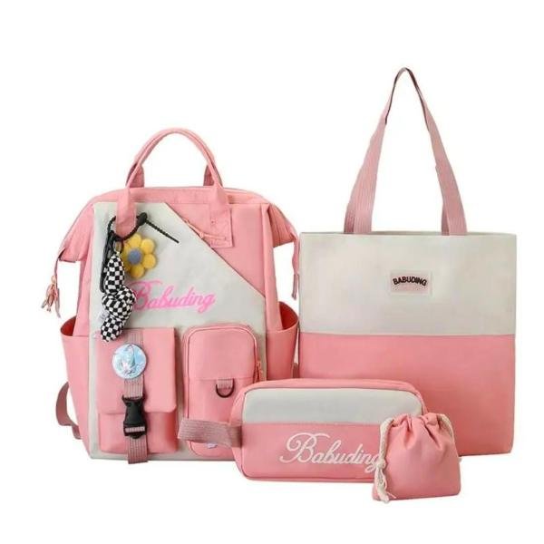 4 Pcs Bag Set For Girls
