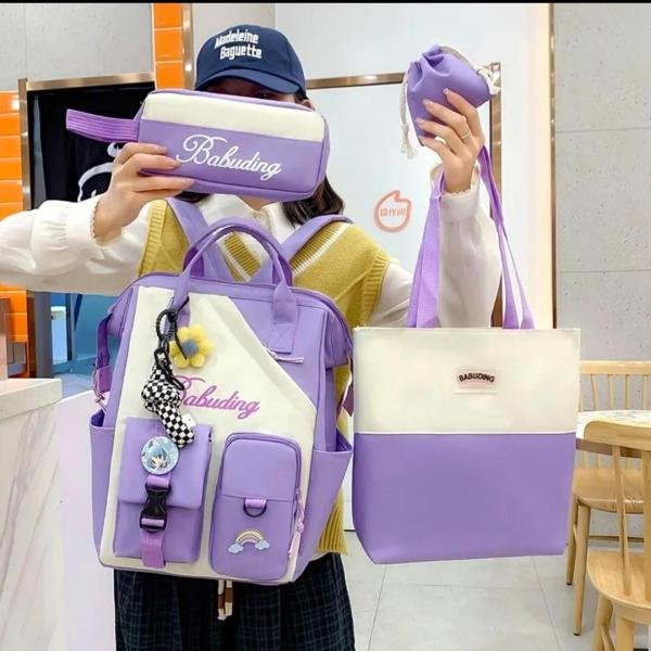 4 Pcs Bag Set For Girls