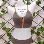 Sports Zipper Bra Underwear