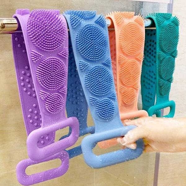 Bath Shower Silicone Body Brush Belt