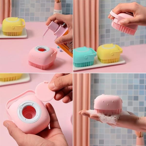Bath Shower Silicone Body Brush Belt