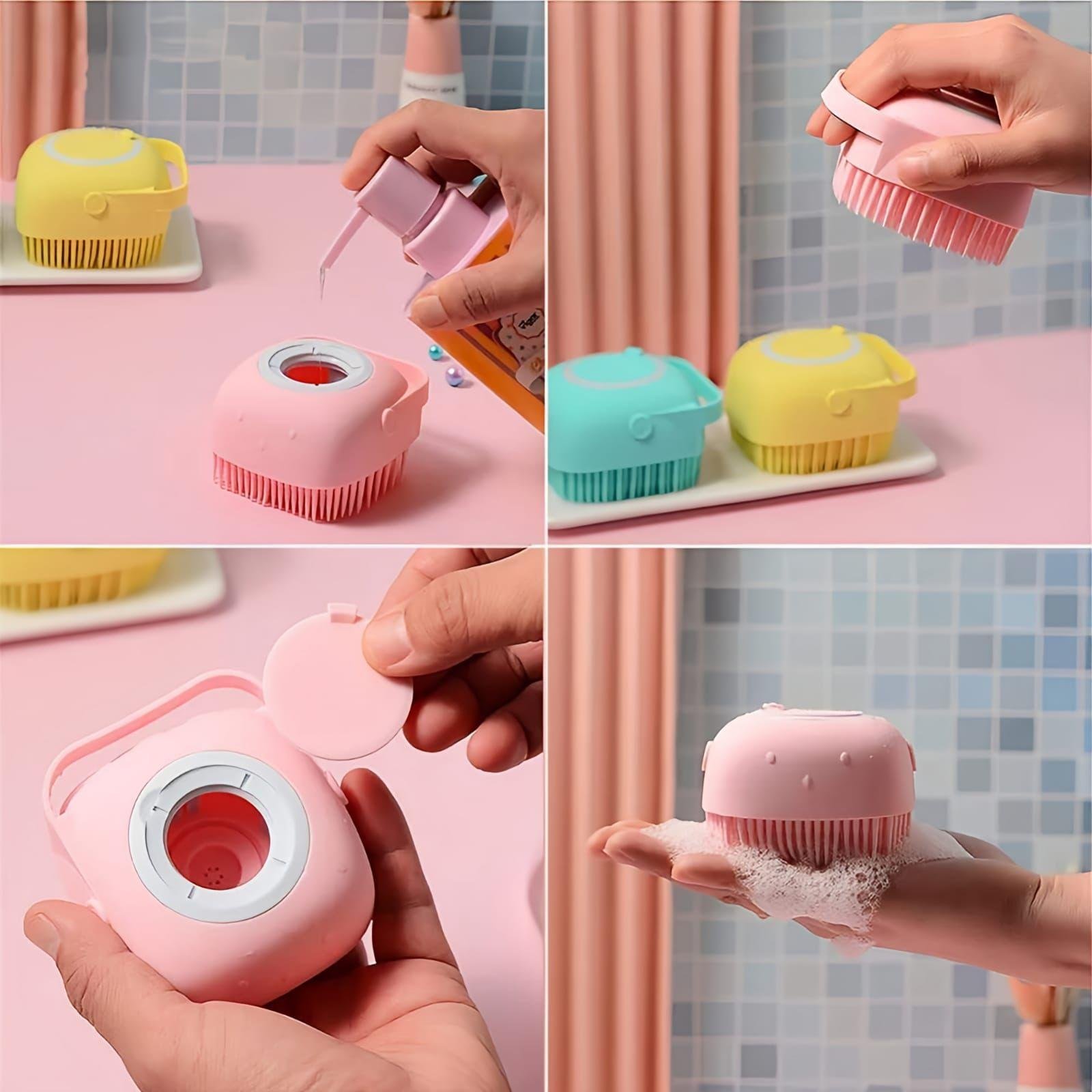 Bath Shower Silicone Body Brush Belt