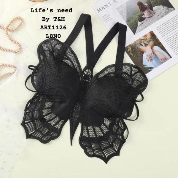 fancy Butterfly Padded Bra