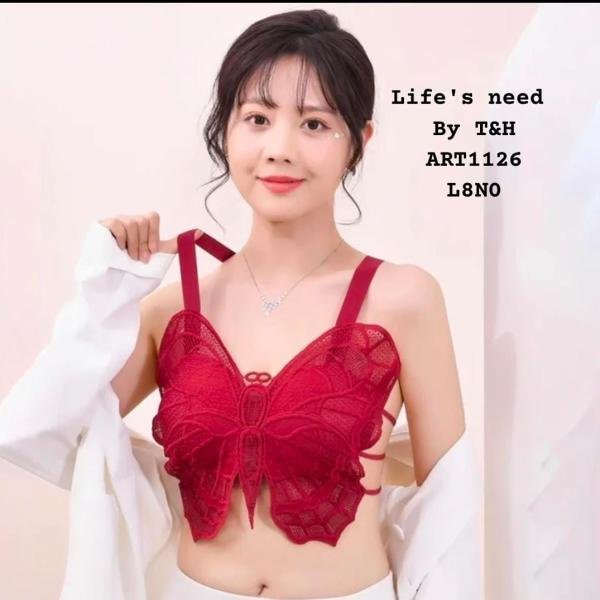 fancy Butterfly Padded Bra