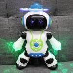 Dancing Robot With 360° Rotating Flashing Light And Sound