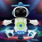 Dancing Robot With 360° Rotating Flashing Light And Sound
