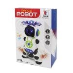 Dancing Robot With 360° Rotating Flashing Light And Sound