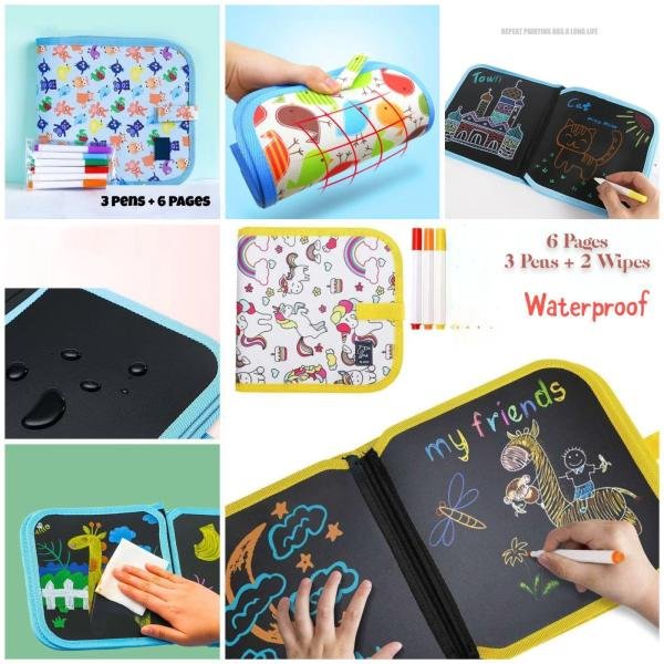 Sides Waterproof Kids Drawing