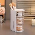 3Layer Rotating Makeup Brush Organizer