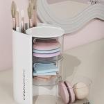 3Layer Rotating Makeup Brush Organizer