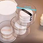 3Layer Rotating Makeup Brush Organizer