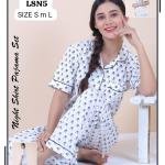 2 PEC PAJAMA SHIRT PRINTED