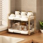 2 Tier Cups Mugs Drying Rack