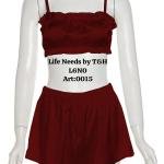 2 Pec Silk Bikni Night Wear