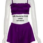 2 Pec Silk Bikni Night Wear