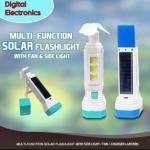 Solar Rechargeable LED Flashlight