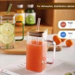 Glass Cup With Wooden Lid