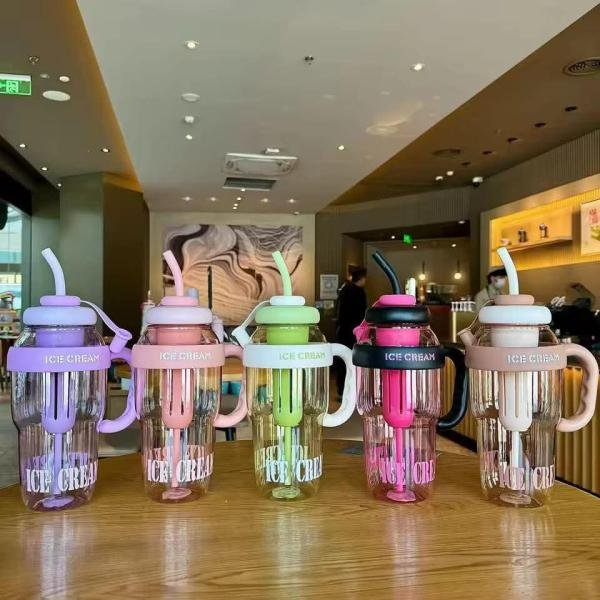 Summer Sport Water Bottle plastic
