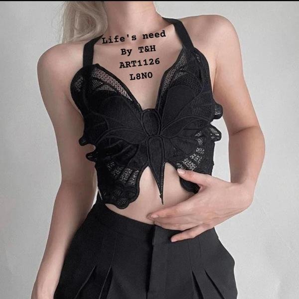 fancy Butterfly Padded Bra