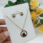 Golden Apple Necklace