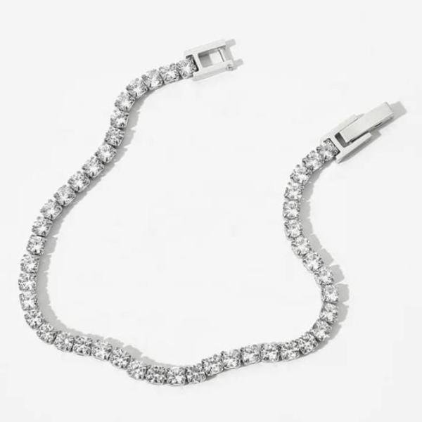 Cut Cubic Zirconia Classic Bracelet