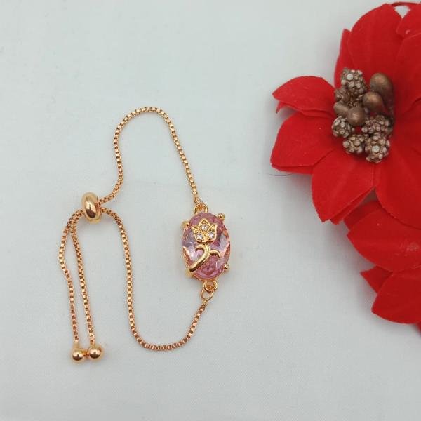Gold Plated Zercon Bracelt