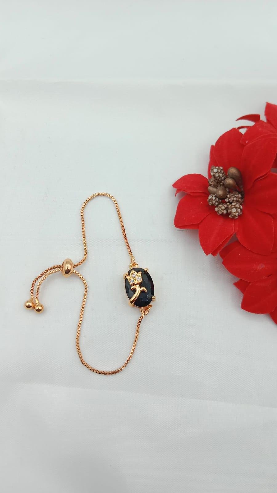 Gold Plated Zercon Bracelt