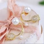 Rose Pearl Studs